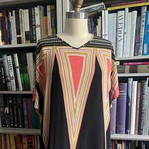 Geometric maxi dress